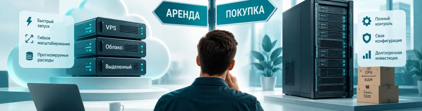 Аренда или покупка сервера: как сравнить варианты для бизнеса