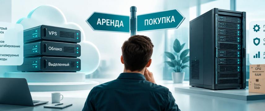Аренда или покупка сервера: как сравнить варианты для бизнеса
