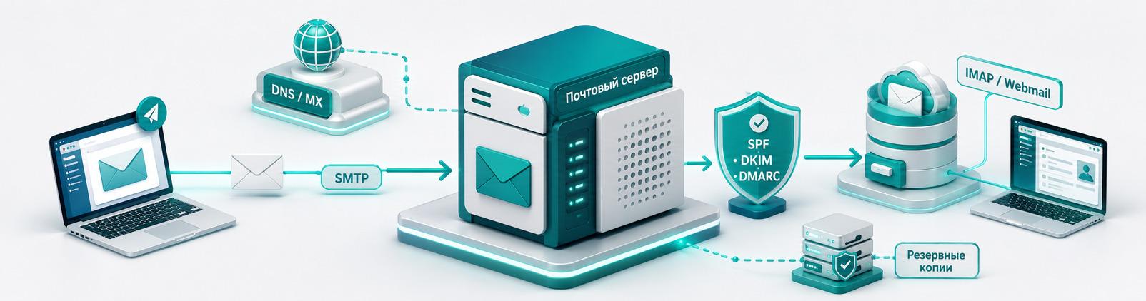Почтовый сервер для компании: архитектура, выбор модели и настройка безопасности