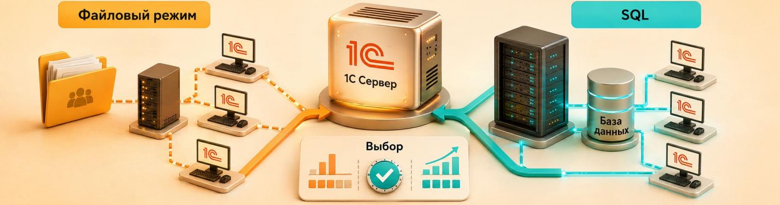 Сервер 1С файловый или SQL: что выбрать и в чем разница