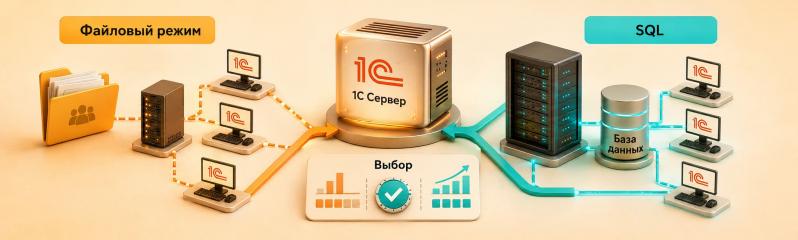 Сервер 1С файловый или SQL: что выбрать и в чем разница