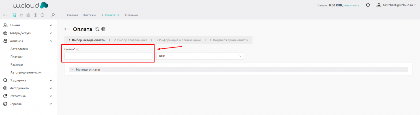 Поле ввода суммы Поле ввода суммы