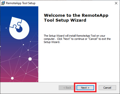 Установка программы - шаг 1
