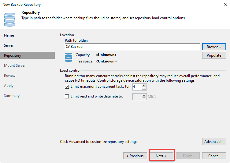 Нажмите Next Нажмите Next