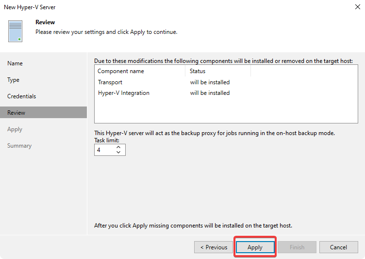 Нажмите Apply Нажмите Apply