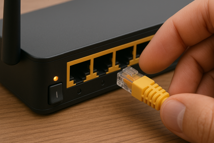 Переподключите кабель Переподключите кабель